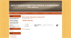 Desktop Screenshot of bazar-nabytku.info