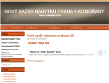 Tablet Screenshot of bazar-nabytku.info